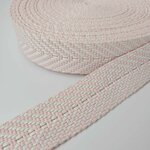 Tassenband 38 mm Jacquard Pink