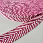 Tassenband 38 mm Jacquard Hot Pink