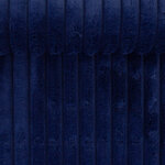 Ribfluweel breed blauw