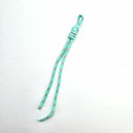 Bag Charm Koord Munt/Roze
