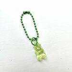Bag Charm Gummi Beer Groen