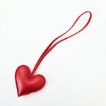 Bag Charm Hart rood