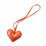 Bag Charm Hart oranje