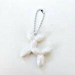 Bag Charm Ballonhondje wit