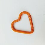 Bag Charm Musketon hart oranje