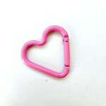 Bag Charm Musketon hart lichtroze