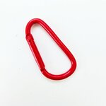 Bag Charm Musketon ovaal rood