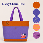 Lucky Charm Tote - DIY kit - Caramel/Lila/Dahlia