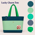 Lucky Charm Tote - DIY kit - Dark Petrol/Munt/Shamrock