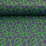 Kunstleer Wild Shamrock/Violet