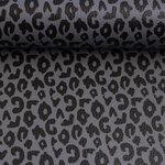 Kunstleer Wild Lead/Zwart
