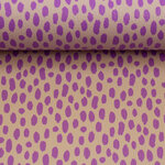 Kunstleer Brush Sand/Deep Purple