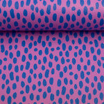 Kunstleer Brush Dahlia/Kobalt