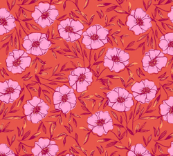 Petals and Stitches - Bouquet Bliss Rust