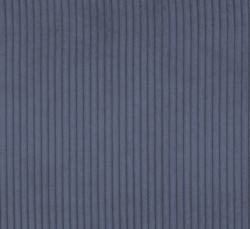 Ribfluweel grijsblauw