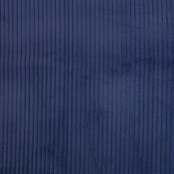 Ribfluweel donkerblauw