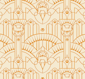 Ruby Star Society &ndash; Dog Park - Deco Pup in Shell