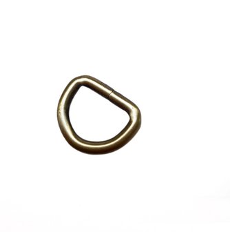 D-ring brons 13 mm