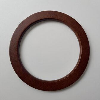 Houten handvat donkerbruin