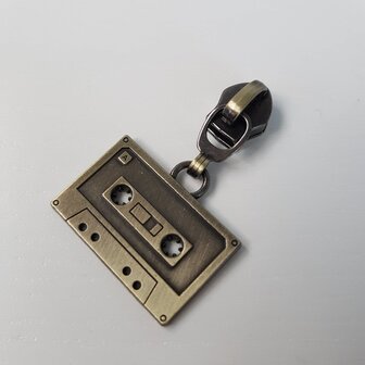 Trekker Cassette Tape brons/antiek messing