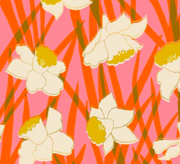 Ruby Star Society &ndash; Reverie Daffodils Sorbet Metallic