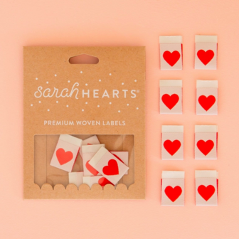 Labels &#039;Red Heart&#039;