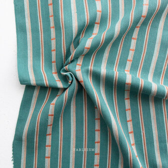 Monarch Grove - Ladder Stripe in Turquoise