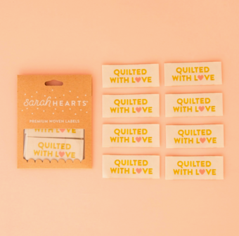 Labels &#039;Quilted With Love Gold&#039;