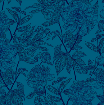 Indelible - Peony in Ocean