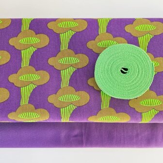 Martha  DIY pakket - Cantharellen paars/groen