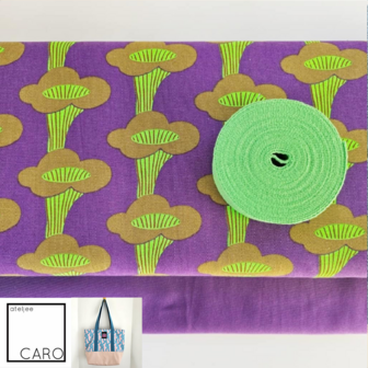 Martha  DIY pakket - Cantharellen paars/groen
