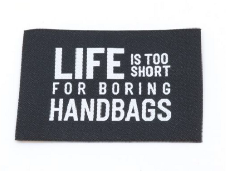 Label Life Is Too Short medium