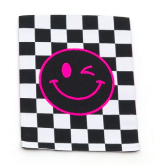 Label Smiley Checkers large