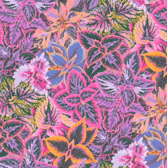 Bold Leaves - Pink