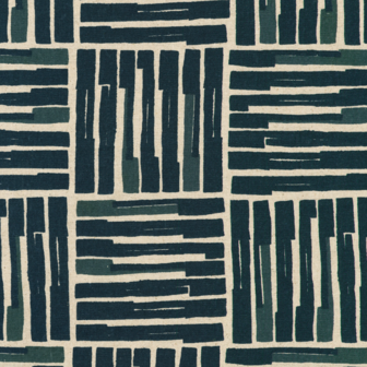 Orchard Run - Squares Navy