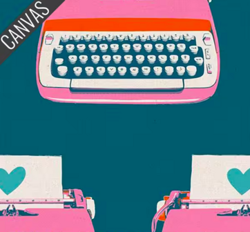 Ruby Star Society - Best Day Ever - Typewriters in Teal