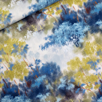 Dreamy Forest - Katoen Canvas Gabardine Twill