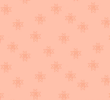 Petals and Stitches - Ohio Star Coral