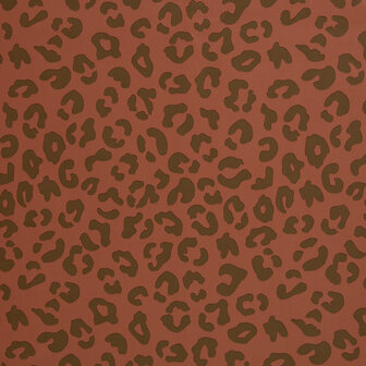 Kunstleer Leopard Cognac/Bruin