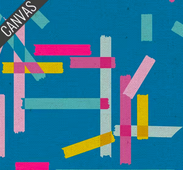 Ruby Star Society - Washi Tape Canvas in Cerulean