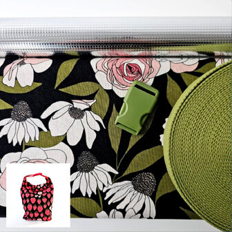 DIY pakket - Lunchtas Thermo Mochi Linen Ink Canvas