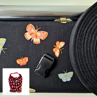 DIY pakket - Lunchtas Thermo English Rose Canvas