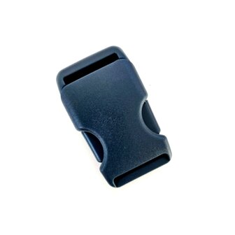 Klikgesp kunststof donkerblauw 25 mm
