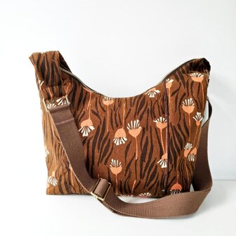 DIY pakket - Esmee tas Flowers Naturel / Pepper