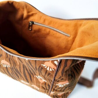 DIY pakket - Esmee tas Flowers Naturel / Pepper