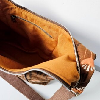 DIY pakket - Esmee tas Lines Earth / Obsidian