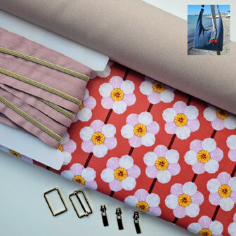 DIY pakket - Esmee tas Heavy Canvas Rose / Daffodil