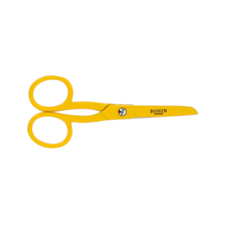 Bohin naaischaartje 11 cm epoxy geel