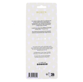 Bohin stofschaar 17 cm epoxy fuchsia