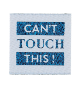 Label &#039;Can&#039;t touch this&#039;